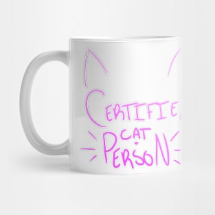 Certified Cat Person Mug